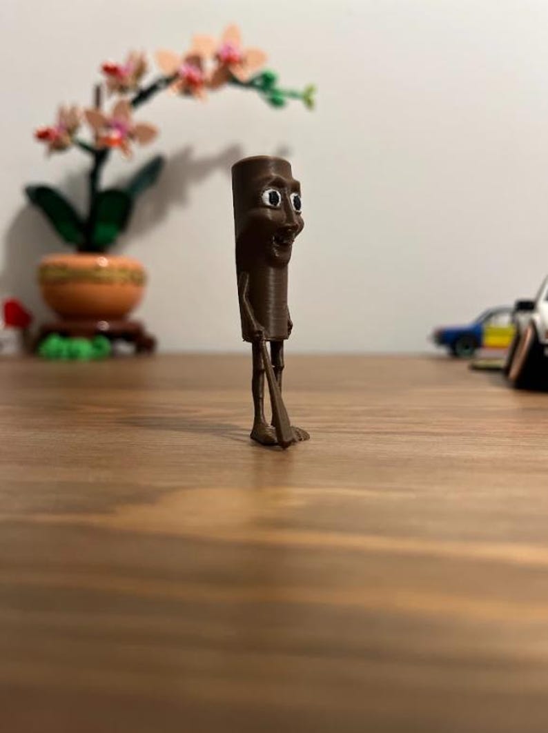 Tung Tung Tung Sahur Brainrot 3d Printed Desk Figure Etsy Israel