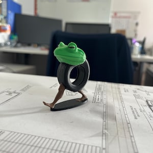 Boneca Ambalabu Frog 3d printed Brainrot meme figure