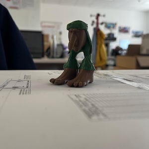 Brr Brr Patapim 3d printed Brainrot meme figure