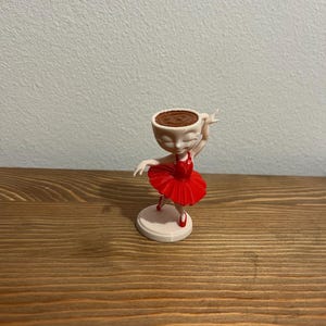 Ballerina Cappuchina 3d printed Brainrot meme figure