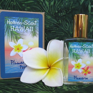 HAWAIIAN PLUMERIA PERFUME. Contains Plumeria Essential Oil & Fragrance. Custom-Blended Roll-on Perfume. 0.5 fl oz 15 ml. image 3