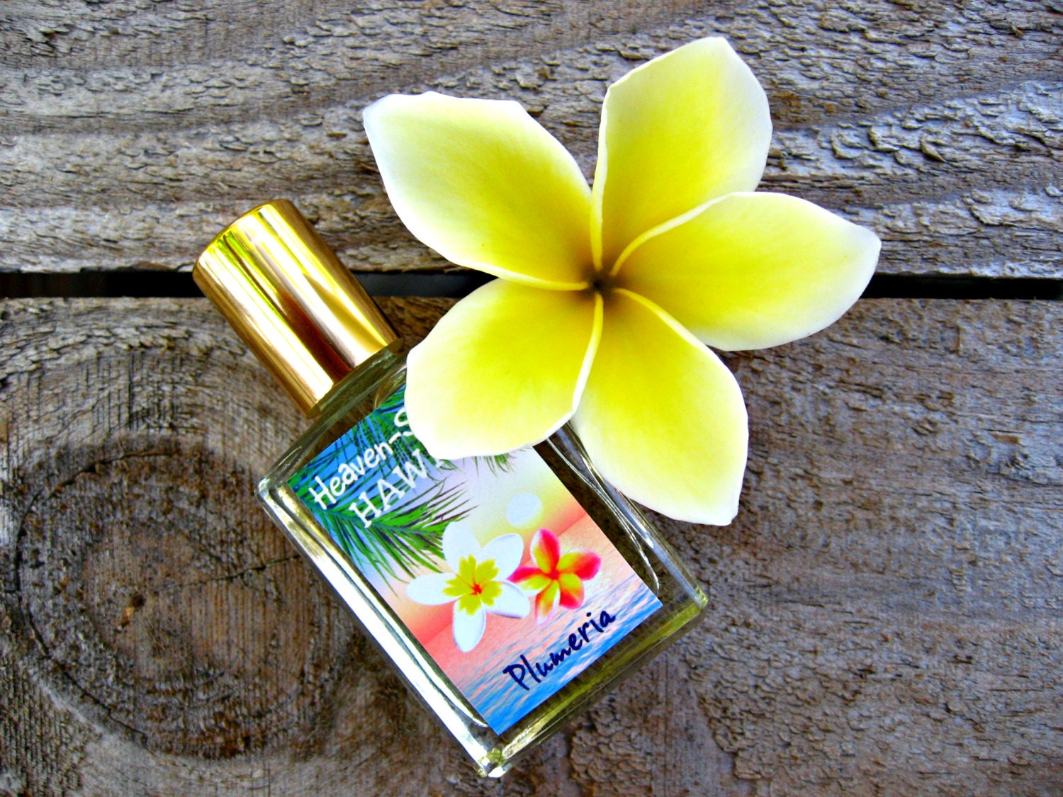 PLUMERIA PERFUME. CustomBlended Rollon Perfume. Made in Etsy