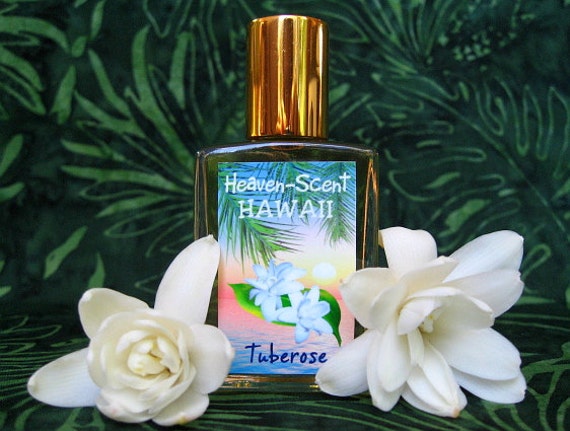 TUBEROSE PERFUME. Custom-blended Roll-on Perfume. Contains Tuberose  Essential Oil & Fragrance. Made in Hawaii. 0.5 Fl Oz 15 Ml. 