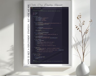 Funny Software Engineer Python Wall Art Poster – Sarcastic Developer Gift – Geeky Office Decor – Programmer Humor Printable Code Art