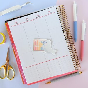 Book Check-Out | Opal the Seal | Vinyl Sticker