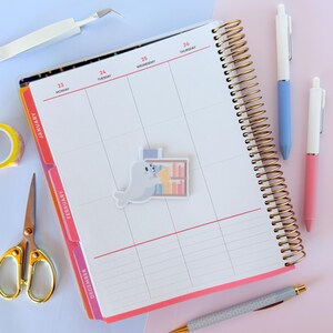 Book Check-Out | Opal the Seal | Magnetic Bookmark