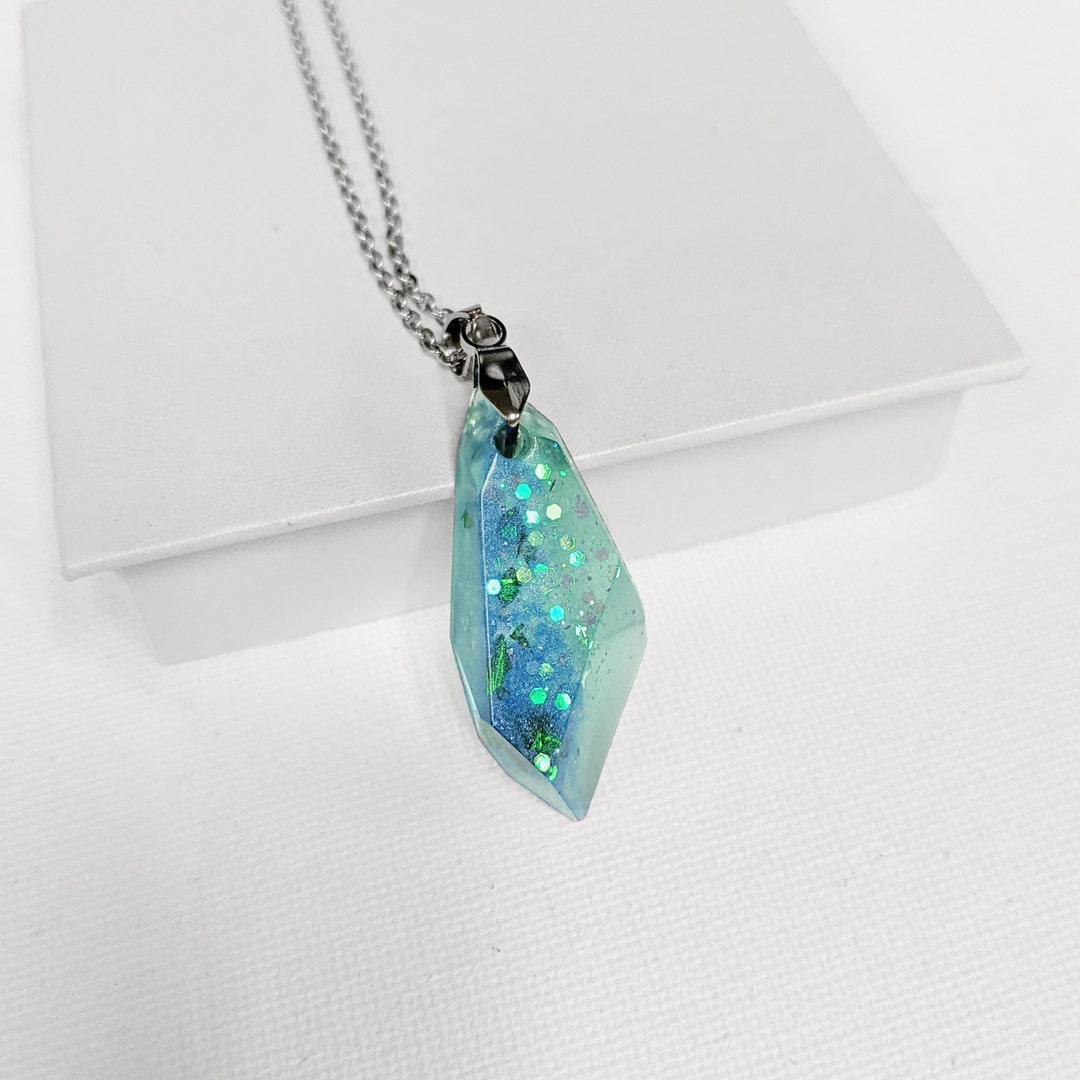 FFXIV Llymlaen Crystal Necklace Lightweight Resin Jewelry W/ Etsy