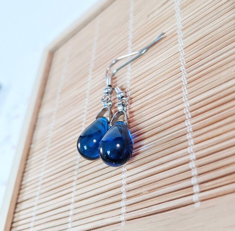 FFXIV Longmirror Lake Earrings Glass Tear Drop Beads Etsy UK FFXIV Longmirror Lake Earrings Glass Tear Drop Beads Etsy UK
