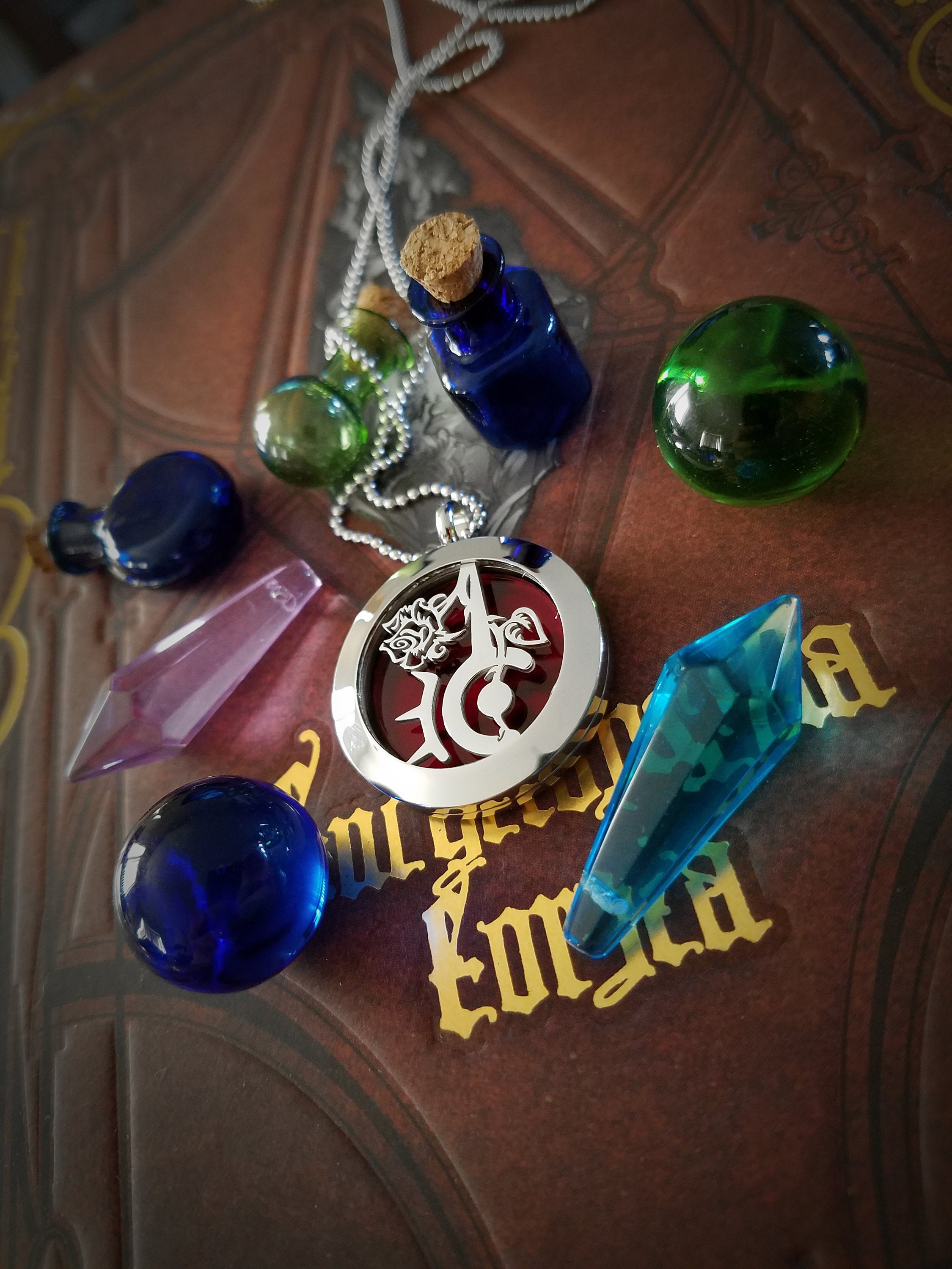 Preorder FFXIV Red Mage Locket Necklace Stainless Steel Etsy