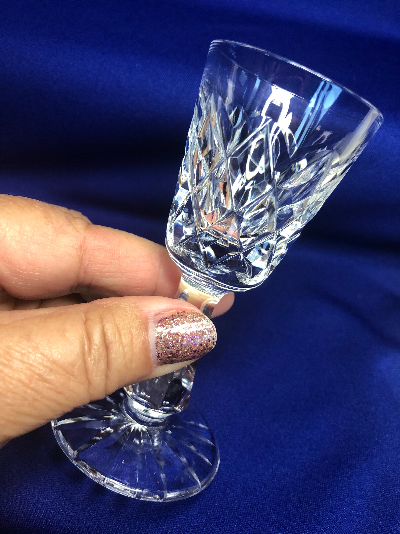 WATERFORD KINSALE Pattern Crystal Claret STEMWARE 1970's Etsy