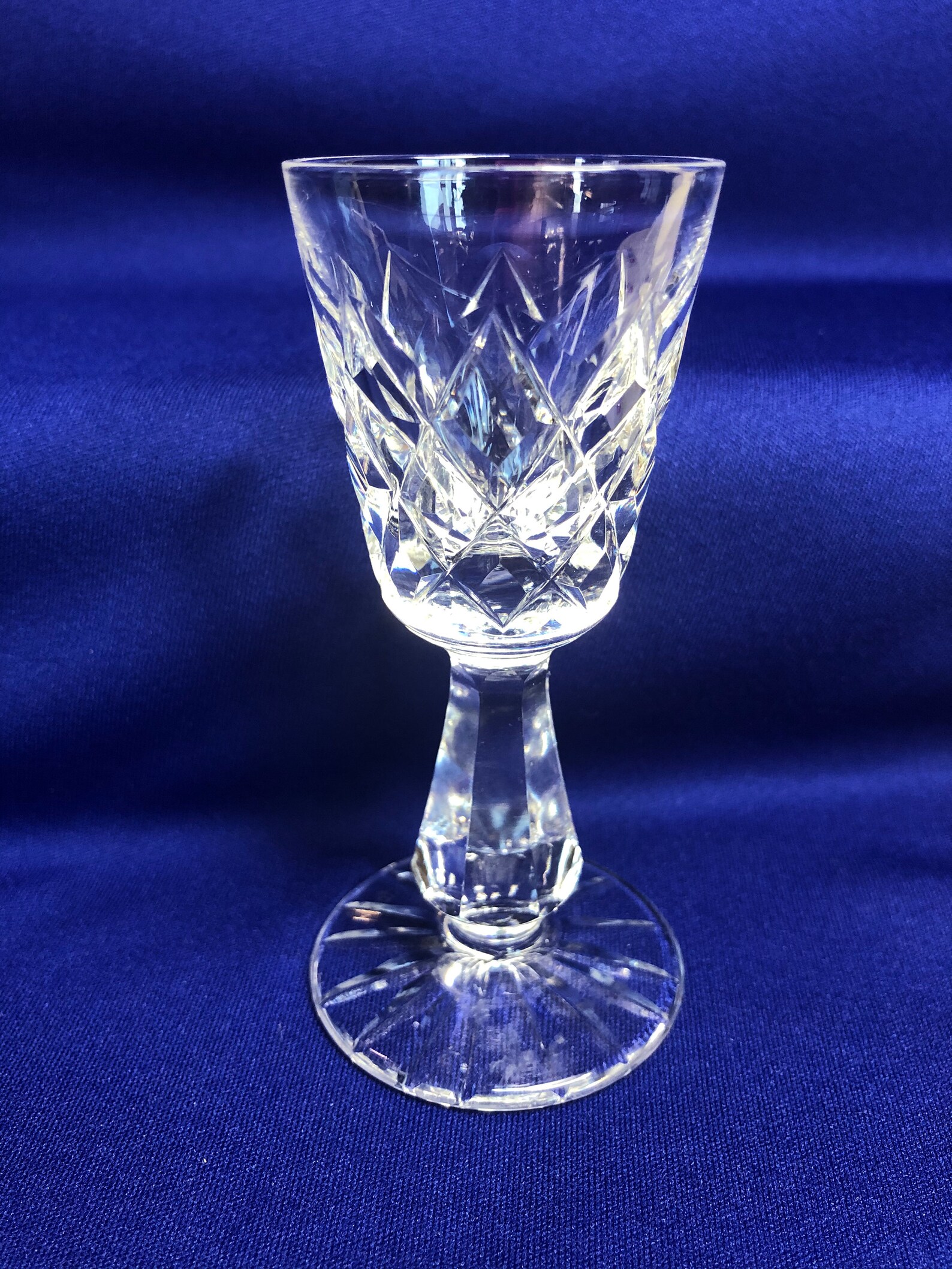 WATERFORD KINSALE Pattern Crystal Claret STEMWARE 1970's Etsy