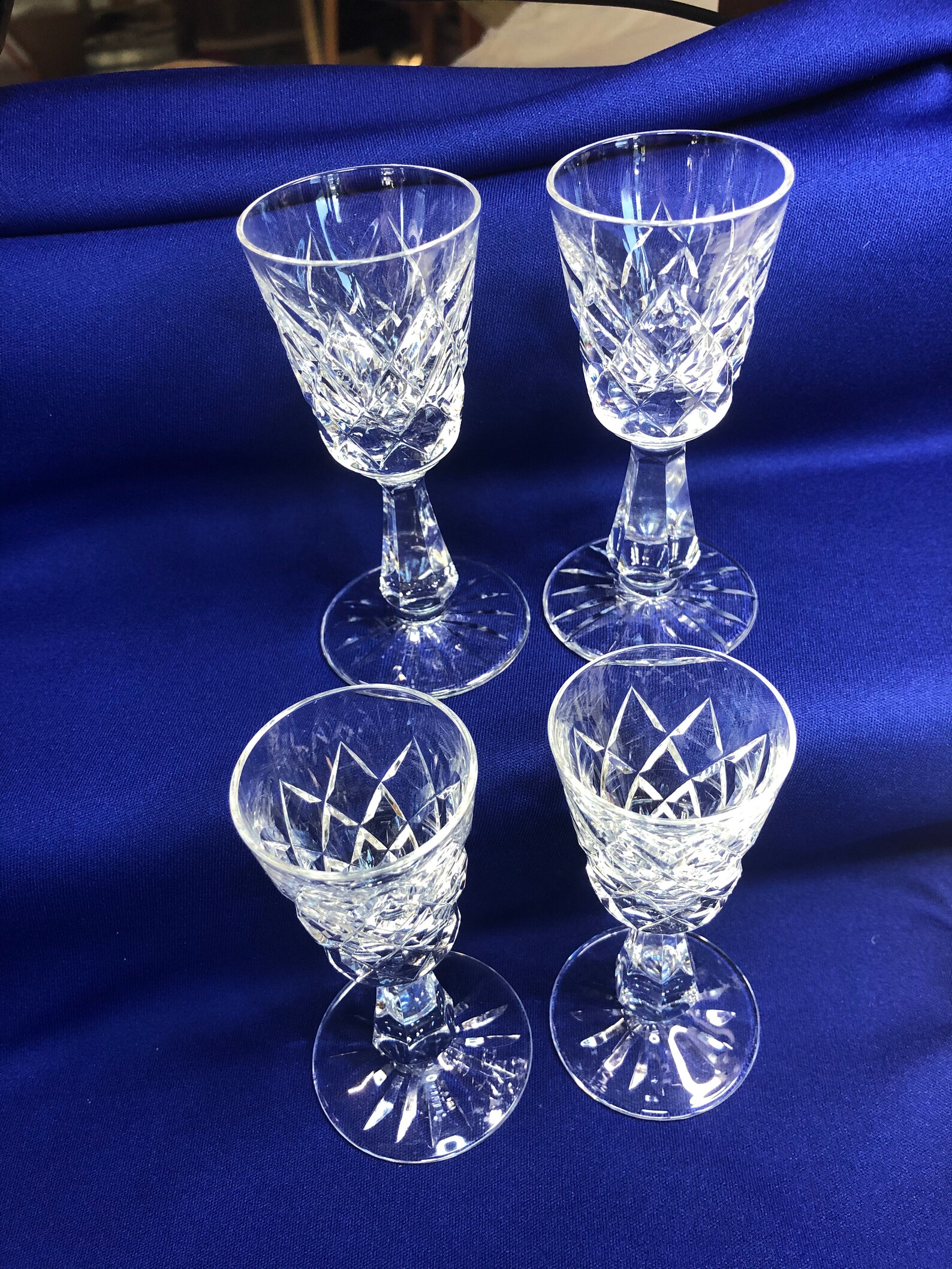 WATERFORD KINSALE Pattern Crystal Claret STEMWARE 1970's Etsy