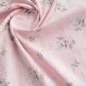 Floral Cotton Fabric- Printed Fabric- Daisy Fabric- DIY Dresses Fabric- Flower Fabric- By the Half Yard