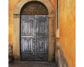 Fine Art Color Architecture Photography of Door - "Orvieto Doorway"