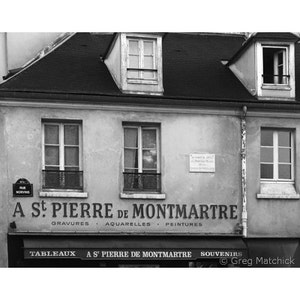 Fine Art Black & White Photography of Paris - &quot;St Pierre de Montmartre&quot;