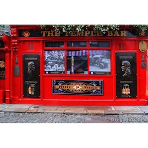 Fine Art Color Travel Photography of The Temple Bar in Dublin Ireland - &quot;The Temple Bar 4&quot;