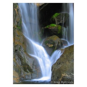 Fine Art Color Nature Photography of Waterfall in Yosemite National Park - &quot;Bridalveil Falls 2&quot;