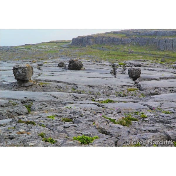 Fine Art Color Landscape Photography of Boulders on the Burren in County Clare Ireland