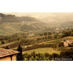 Fine Art Color Landscape Photography of Tuscany - &quot;A Tuscan View&quot;