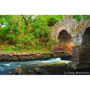 Fine Art Color Photography of the Old Weir Bridge in County Kerry Ireland