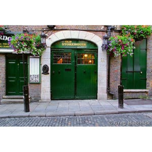 Fine Art Color Travel Photography of the Old Storehouse Pub in Dublin Ireland