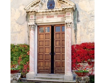 Fine Art Color Architecture Photography of Door - "Doorway at Villa Monaseterro" (Lake Como, Italy)