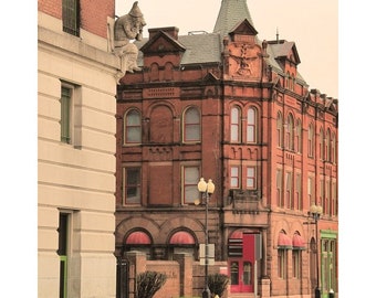 Fine Art Color Vintage Style Photography of the Old Anheuser Busch Building in St Louis Missouri