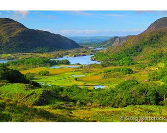 Fine Art Color Ireland Photography of Killarney Park Irish Landscape - "Ladys View 1"