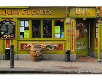 Fine Art Color Travel Photography of Gogartys Bar in Dublin Ireland