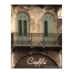Fine Art Sepia Photography of Cafe in Verona Italy - &quot;Veronese Cafe&quot;