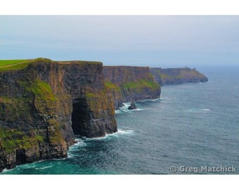 Fine Art Color Photography of Ireland Landscape Wild Atlantic Way Coastline &quot;Cliffs of Moher 1&quot;