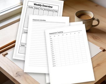 Teacher's Weekly Lesson Plan Template | Organize Lesson Plans Effectively | Classroom Activity Guide