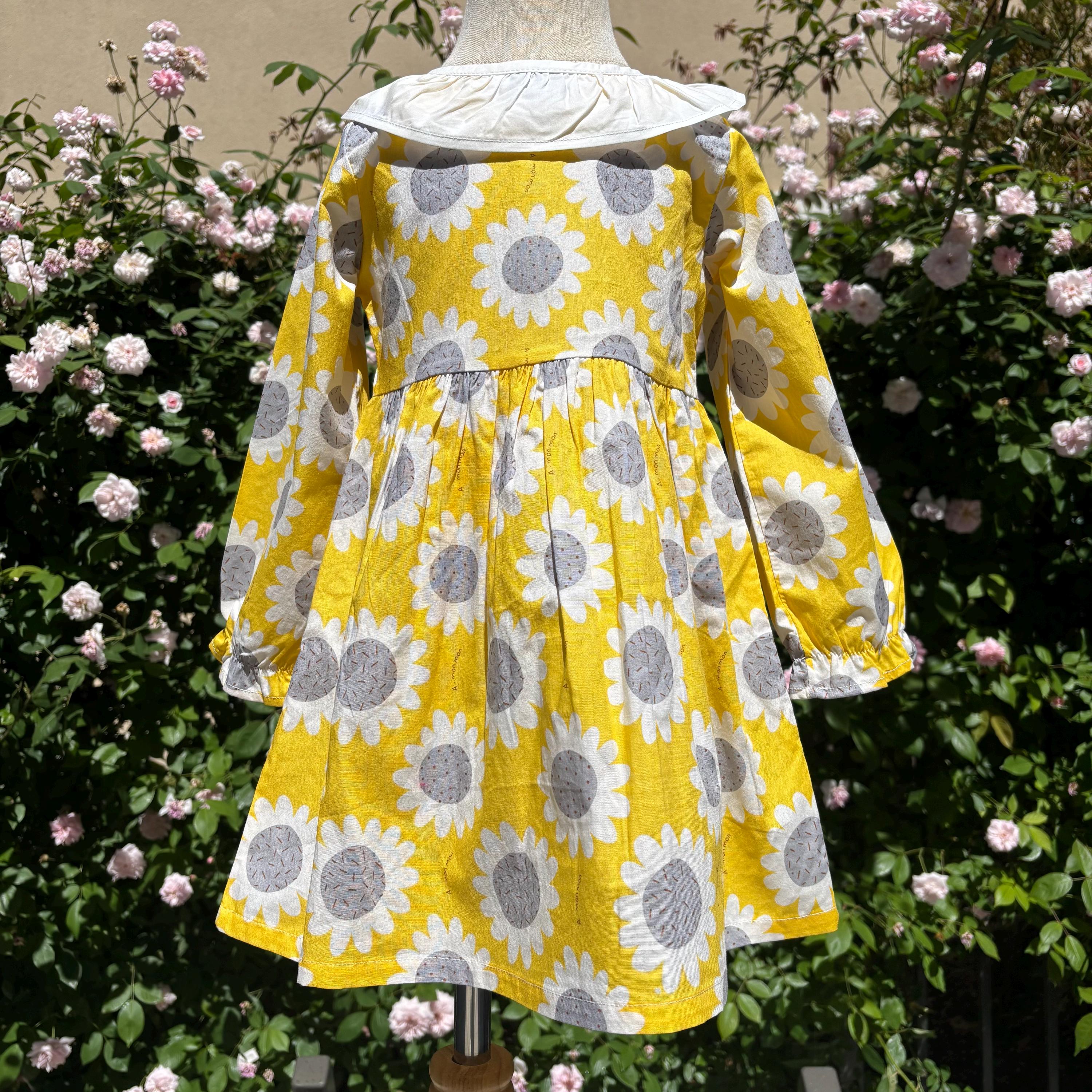 Yellow Toddler Dress Long Sleeve - Etsy