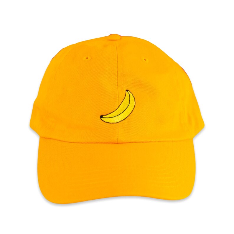 Embroidered Banana Hat Etsy