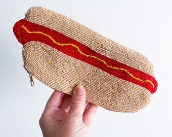 Beaded Hot Dog Pouch