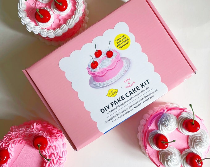 Design Your Own Fake Cake Decoration Adorable Fake Cake Wall - Etsy