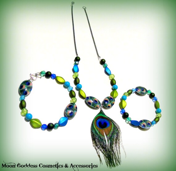 peacock anklet