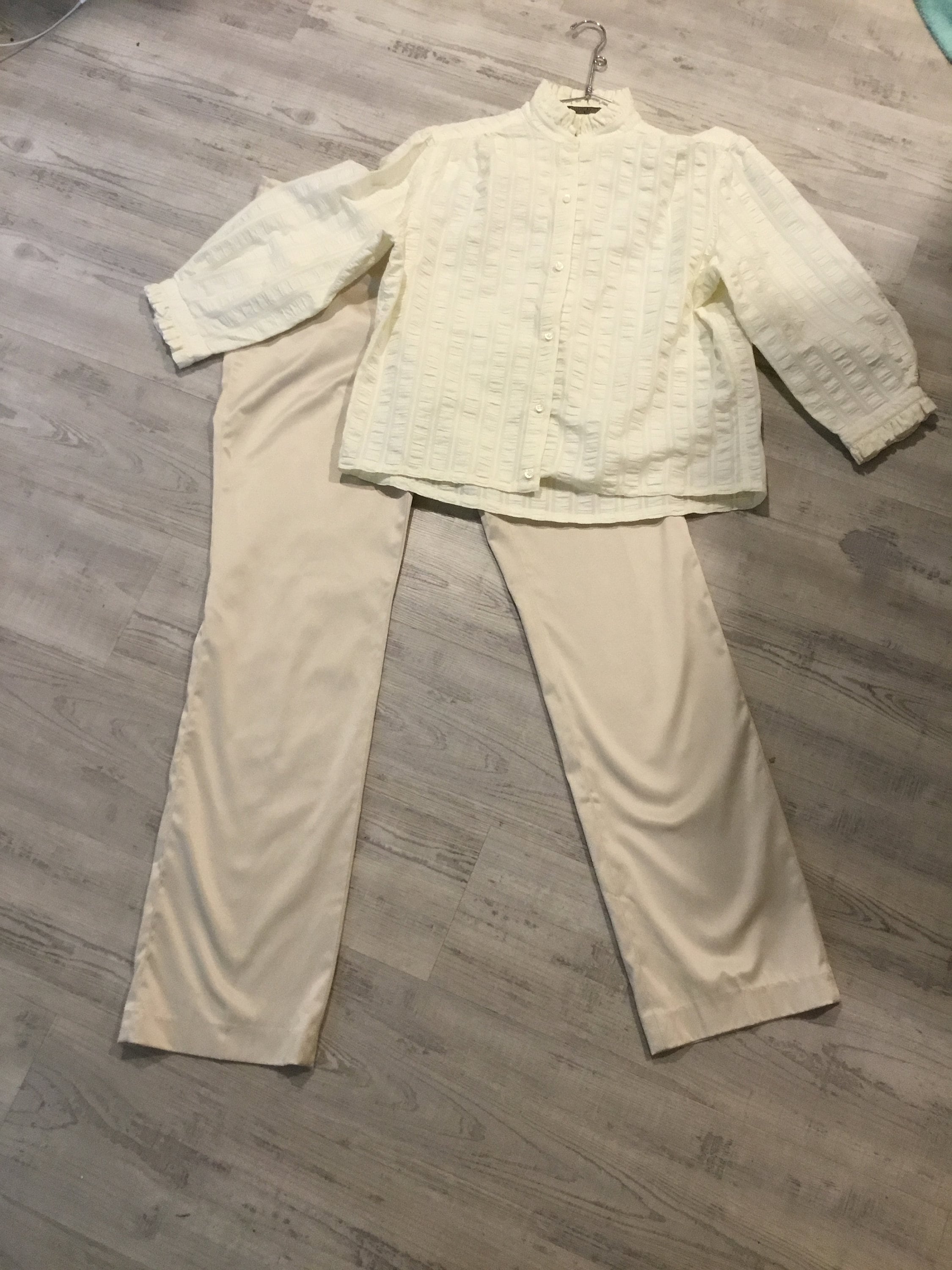 H \u0026 M Zweden Lage Taille Broek Hip Huggers Off White Dressy - Etsy Nederland