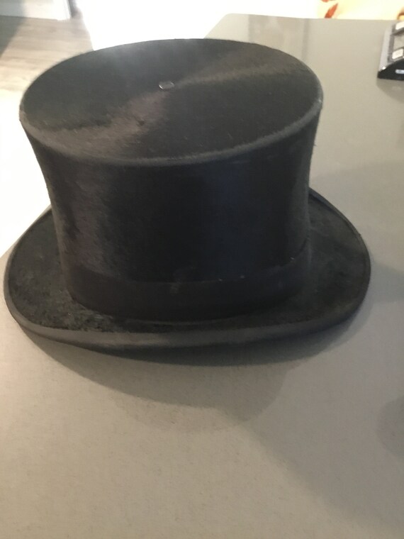 Beaver Top Hat Sombrero Antiguo George 
