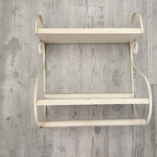 Vintage Metal Shelf - Etsy