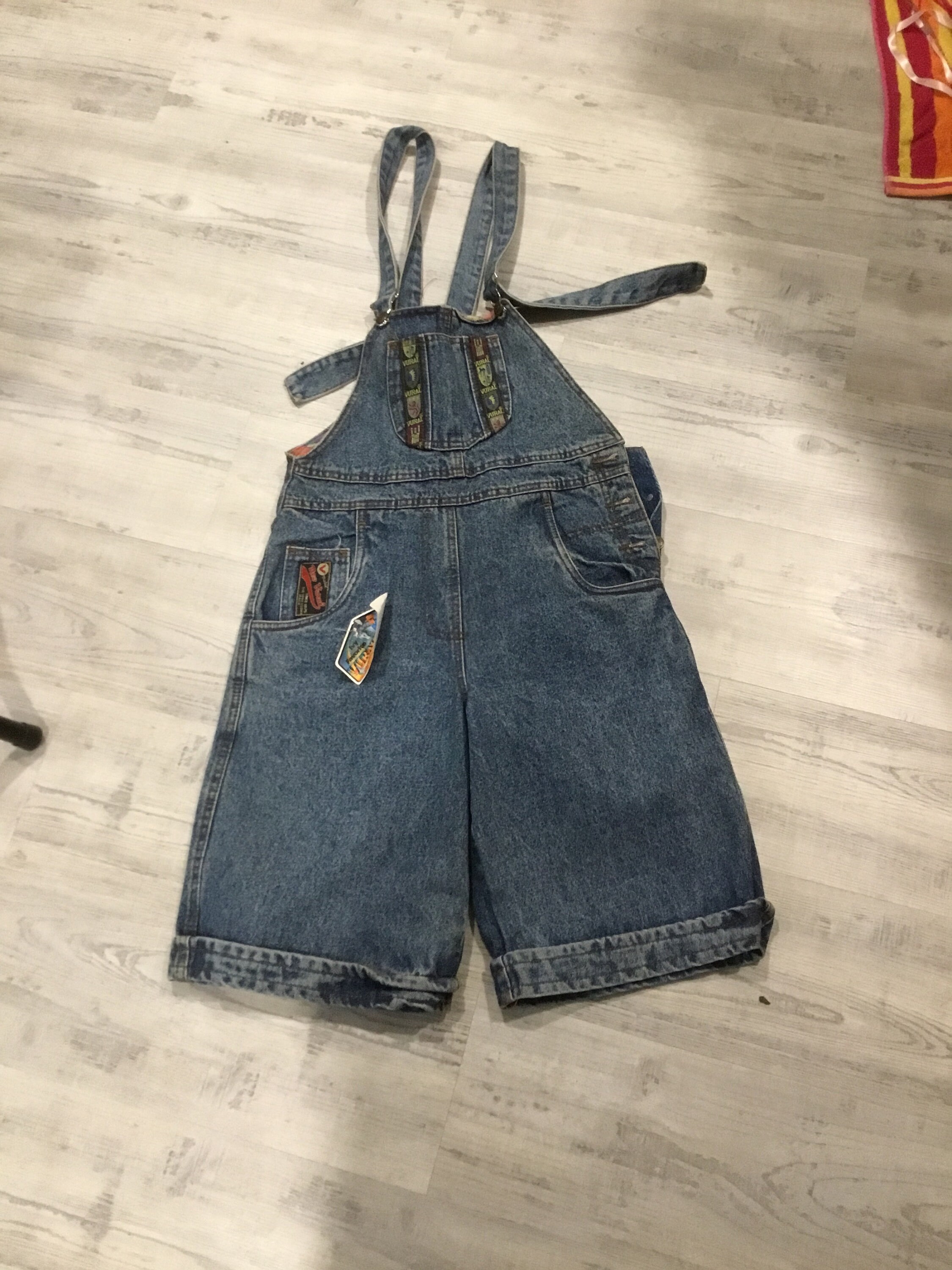 Jean Overalls by Vural Short Denim 