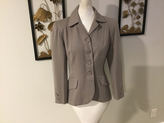 40's-50's Ladies Blazer Tailored Suit Jacket Clas… - image 1