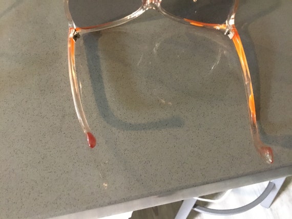 Funky Mod Eyeglasses Stamped Taiwan ROC Oversized… - image 7