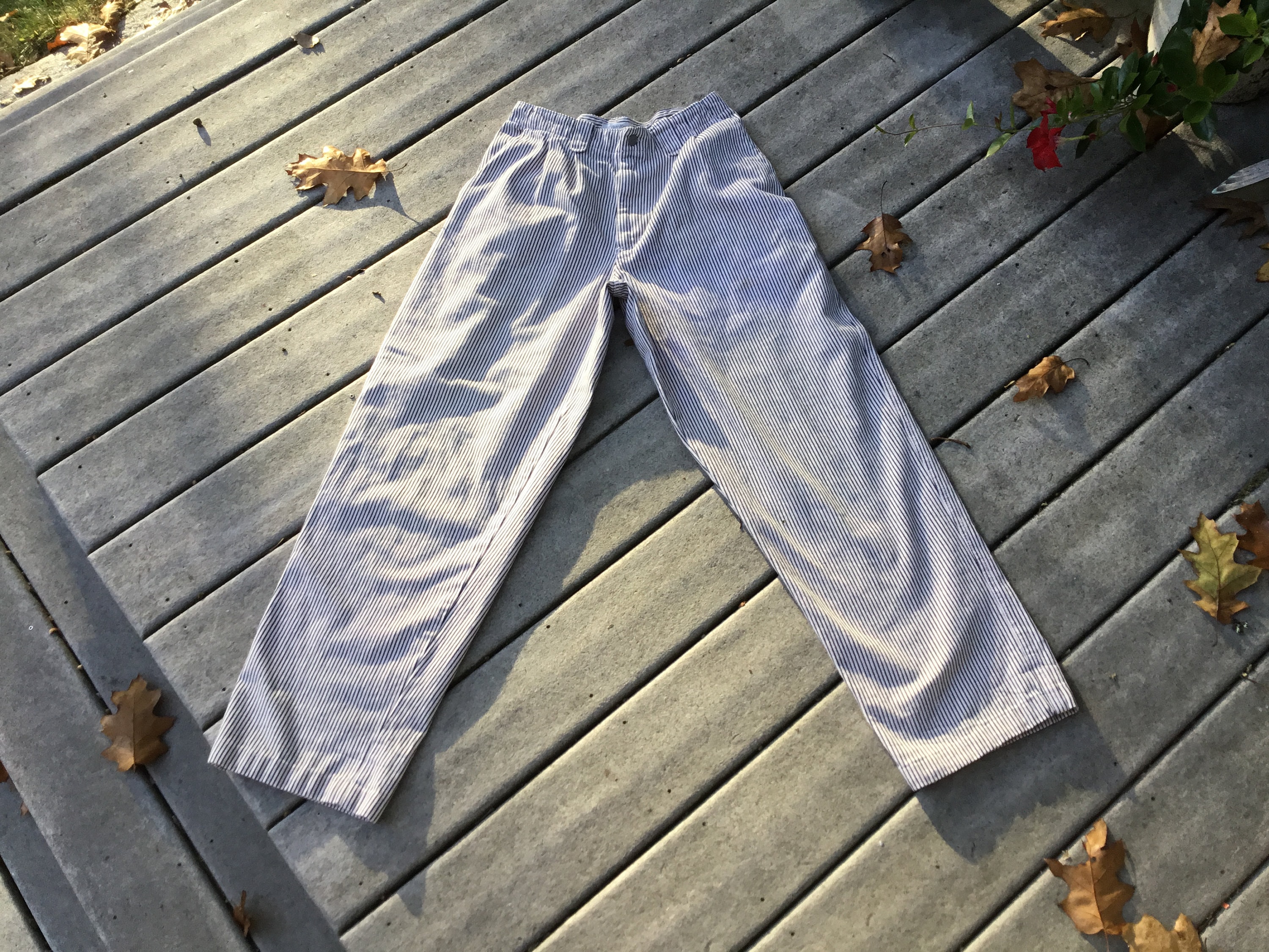 Striped Jeans by Calvin Klein Sport the Look of Vintage Blue