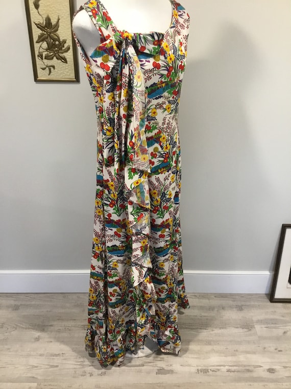 Floral Maxi dress Alice of California Label Bold F