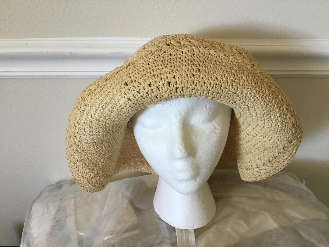 Straw Hat Floppy Brimmed Straw Hat FUN for Summer or Any Beach Getaway ...