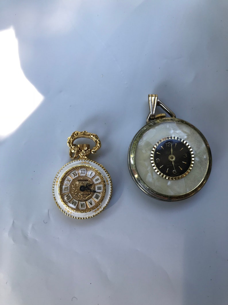 Watch Necklaces Set of 2 Hanowa Swiss Made Watch Shock | Etsy