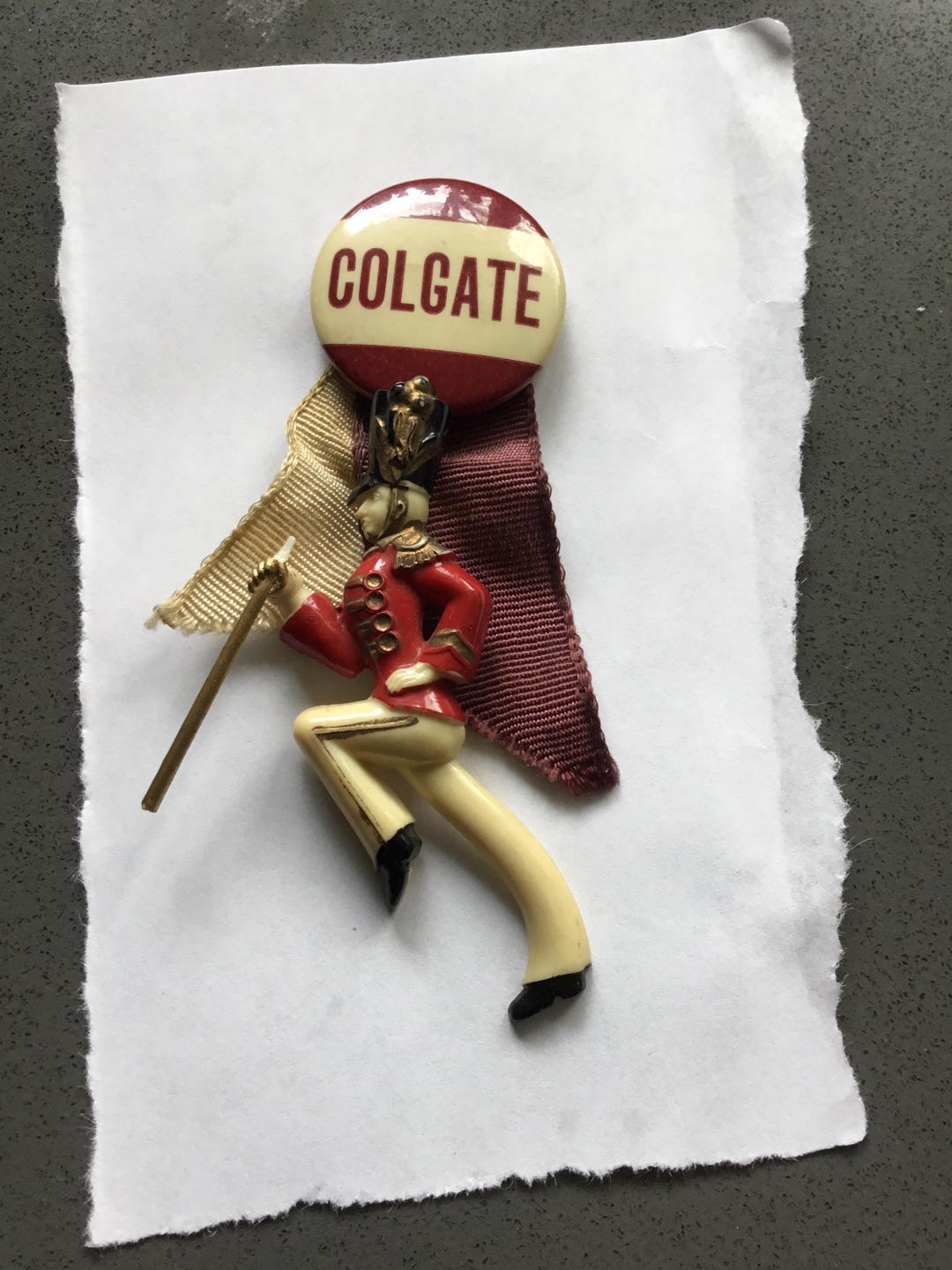 Colgate Drum Major Majorette Pin Combo – Vintage Collectible Ribbon ...