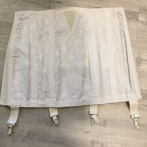 Vintage Girdle Open Bottom Girdle NOS Girdle with Garters Vintage Lingerie Pinup Cupcake Union Label No Size on Tag Best Form Girdle