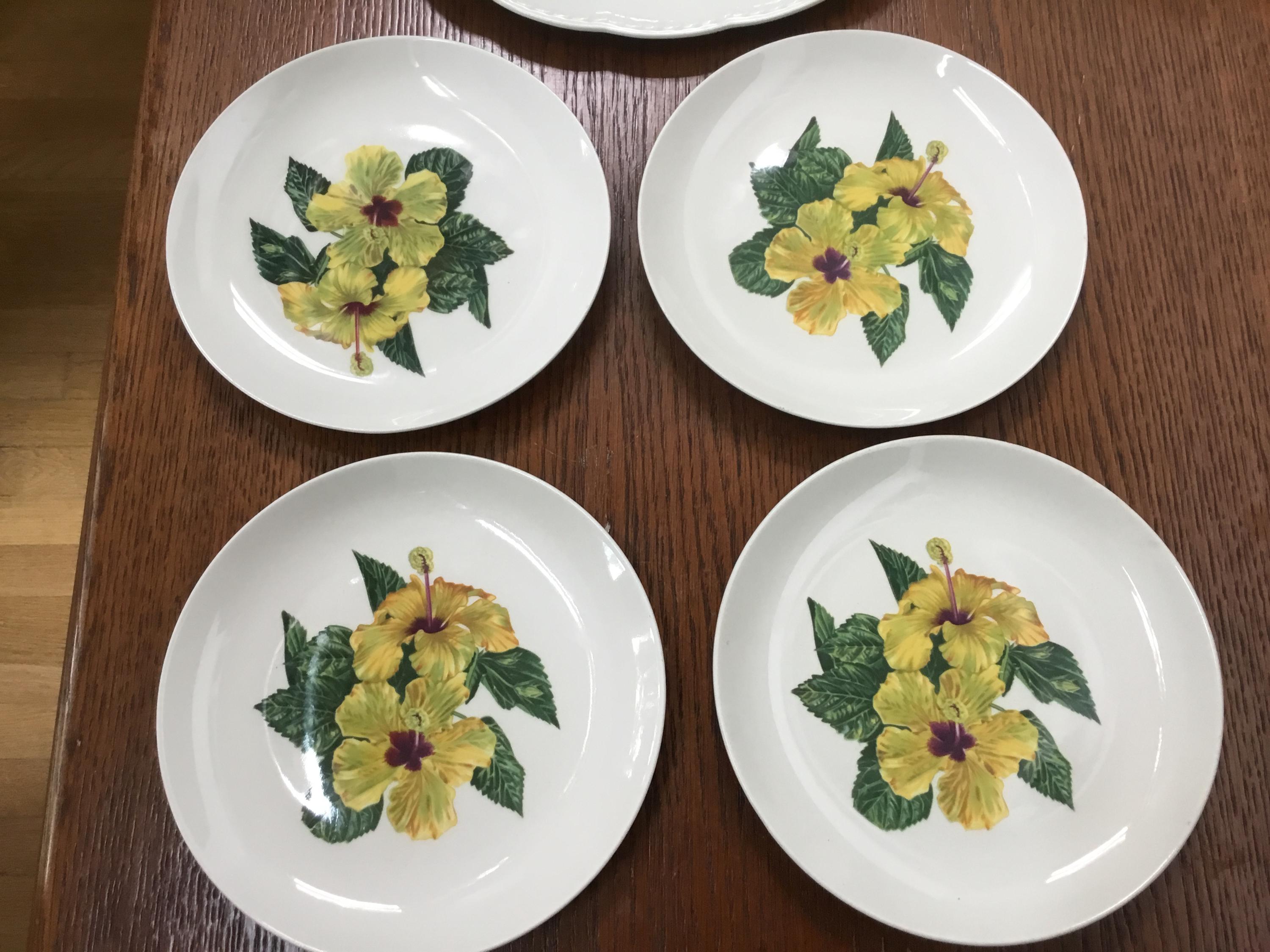 Santa Anita Ware サンタアニタウェア ハワイ食器 ヴィンテージ SANTA ANITA WARE FROWERS OF HAWAII NIGHT BLOOMING CEREUS